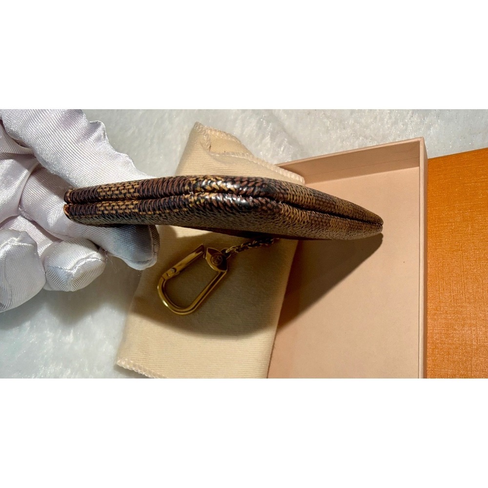 Louis Vuitton Damier Ebene Canvas Key Pouch Holder Wallet - Picture 5 of 8